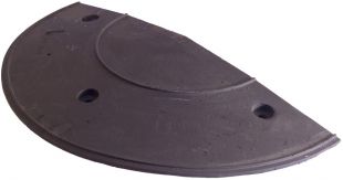 Próg podrzutowy U-17 | listwowy, 5 cm, drogowy, najazd 60 cm